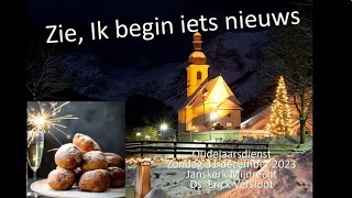 20231231 Oudjaarsdienst vanuit de Janskerk in Mijdrecht [upl. by Nyrmak]