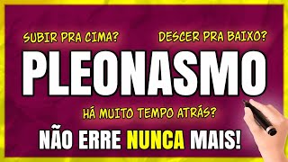 PLEONASMO O Que é Pleonasmo Tipos e Exemplos [upl. by Crofton79]