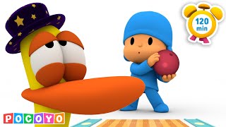 🎳 STRIKE Pocoyo amp Friends go BOWLING  Lets have FUN 🤪  Pocoyo English  Cartoons for Kids [upl. by Petite320]