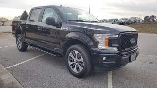 2019 Ford F150 STX  Agate Black  4x4  50 V8  Quick Walkaround [upl. by Hamrah748]