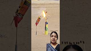 Matchstick Amazing Experiment 🔥💥 Diwali Creakers Testing shorts​ short​ video [upl. by Melosa]