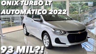 Chevrolet Onix Turbo LT Automático 2022  93 MIL REAIS [upl. by Datha]