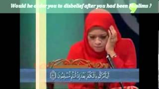 Quran English  Sharifah Khasif Fadzilah Syed Badiuzzaman Malaysia [upl. by Anne-Corinne]