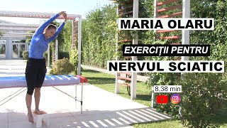 Nervul sciaticExerciții simple pentru ameliorarea dureriiSciatic nerveExercises for reducing pain [upl. by Hillari275]