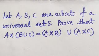 Prove that AB U BC U CA  AUBUC  A intersection B intersection C Problem on Sets 3 [upl. by Dor]