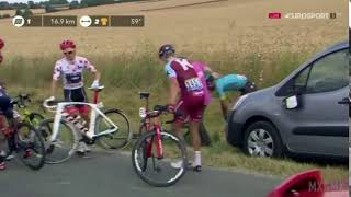 Power Assist Mechanical Doping by Toms Skujins Tour de France 2018 [upl. by Oicnevuj]