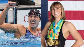 Katie Ledecky wins Eight GOLD and ties Olympic Record [upl. by Yerd]