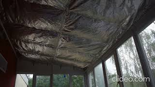 Insulated conservatory roof project 2021 [upl. by Jody]