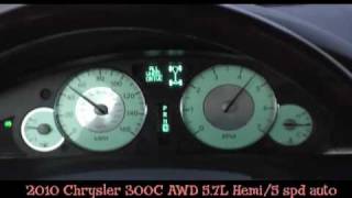 2010 Chrysler 300C HEMI AWD 060 MPH [upl. by Norrad]