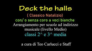 Deck the halls  Orchestra Scuola Media [upl. by Auqenat187]