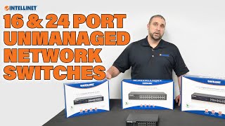 16 and 24 port Unmanaged Network Switches [upl. by Ilowell]