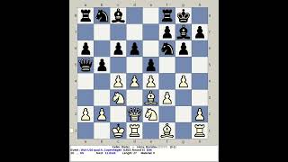 Keller Dieter vs Ivkov Borislav  World Chess U20 Qual A 1953 Copenhagen Denmark [upl. by Lauro]