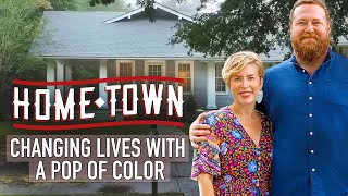 Updating Historical Home Using a POP of Color  Home Town  HGTV [upl. by Tdnaltroc980]