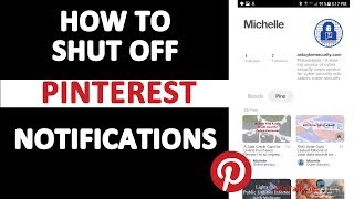 How to STOP Pinterest Notifications [upl. by Catherine]