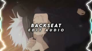 backseat remix  edit audio [upl. by Eilegna]