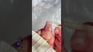 REMOVE Gel Nail Stickers the RIGHT way with NO Nail DAMAGE  nailart nails naildesign [upl. by Wahlstrom58]