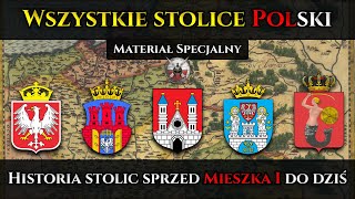 Wszystkie stolice Polski  historia stolic Polski sprzed Mieszka I do dziś [upl. by Yot]