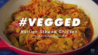 VEGGED Episode 6  Chef Gregory Gourdet Haitian Stewed Chicken with Veggie Bullet [upl. by Lerrej]