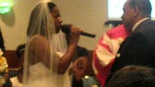 Forever Forwards Tisha HunterReeves Serenades Hubby  Wedding [upl. by Naivatco]