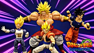 Dragonball Distortion Full Episode 3 Gogeta Vs Broly Dbz Stopmotion [upl. by Artcele244]