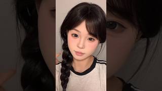 Simple and Easy Korean School Make up Korean Daily Makeup koreanmakeup makeuptutorial shorts [upl. by Alfi]