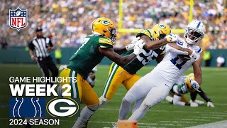 Indianapolis Colts vs Green Bay Packers  2024 Week 2 Game Highlights [upl. by Adachi]