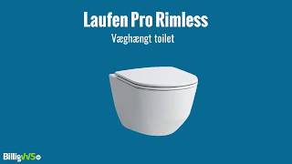 Laufen Pro Rimless Væghængt Toilet [upl. by Lenhart483]