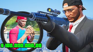 ich verdiene  10000000000 in GTA 5 als HITMAN [upl. by Wolfie]