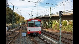 Mitfahrt im VGF Düwag U2 Wagen 305 von Heddernheim nach Ginnheim auf der Linie U1 [upl. by Ardua808]