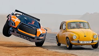 Cars vs Road Rage  BeamNG Drive 6 [upl. by Oralia]