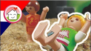 Playmobil filmpje Nederlands De glasscherven  Familie Huizer [upl. by Kcirre660]