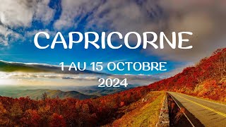 Capricorne ♑️ 1 au 15 Octobre 2024  Transformation en cours… [upl. by Hummel]