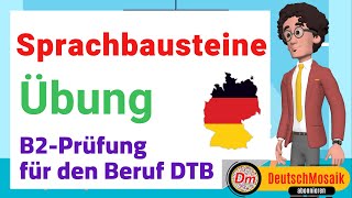 Sprachbausteine  Übung  B2 Prüfung für den Beruf [upl. by Rratsal916]