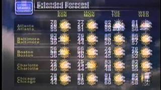 TWC Classic National Local Forecast 52 [upl. by Nyrb855]