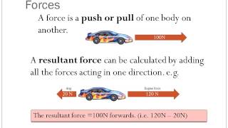 Acceleration and forces GCSE flipped lesson [upl. by Ayahsal]