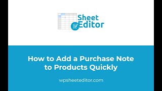 WooCommerce  How to Add Purchase Notes in Bulk Quickly [upl. by Ahsil351]