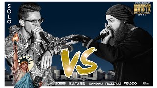 Balistix vs Match  Solo Top 16 Battle  ABCX  American Beatbox Championships 2019 [upl. by Arva]