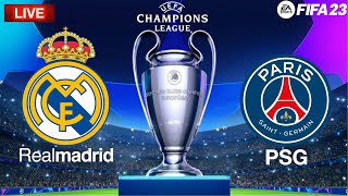 🔴Real Madrid vs PSG Live  UEFA champions League 2024 Live  FIFA 24 gameplay [upl. by Eyahs772]