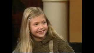 Taylor Momsen interview 2000 Age 7 [upl. by Fruma]