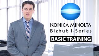 Konica Minolta MFP Basic Training Video [upl. by Rbma]