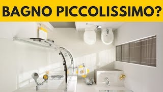 Bagno piccolissimo tutte le soluzioni e i trucchi per arredarlo [upl. by Inalem684]