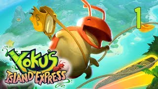 Yoku’s Island Express 1  Beginning 100 Walkthrough [upl. by Airetas]