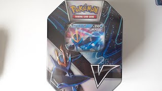 V Strikers Tin Empoleon V 20 Pokémon Tin Opening Series [upl. by Rosabelle800]