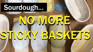 97 Sourdough STOP your Dough STICKING TO THE BASKET [upl. by Idisahc]