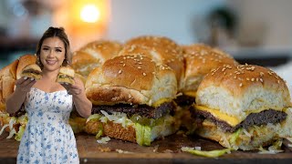 BIG MAC SLIDERS at Home Everything Is Better HOMEMADE Must Try Recipe [upl. by Adriel182]