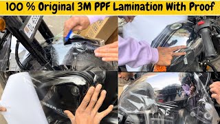 Jawa 42 Bobber 3M PPF Lamination  Jawa 42 Modifications  Paint Protection Film [upl. by Nawj]