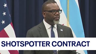 Mayor Brandon Johnson pressed on ShotSpotter contract [upl. by Silvio]