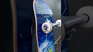 IRON MAIDEN Skateboard motorizer skateboard ironmaiden [upl. by Kuebbing]