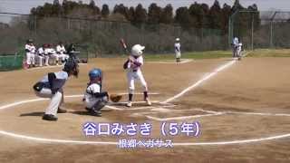 【少年野球】20140329ジュニア大会佐倉なでしこ女子VS上志津ファイターズ [upl. by Yramliw90]