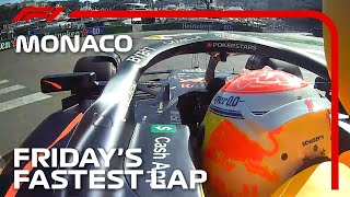 Max Verstappens Fastest Lap In FP2  2023 Monaco Grand Prix [upl. by Einhapets]